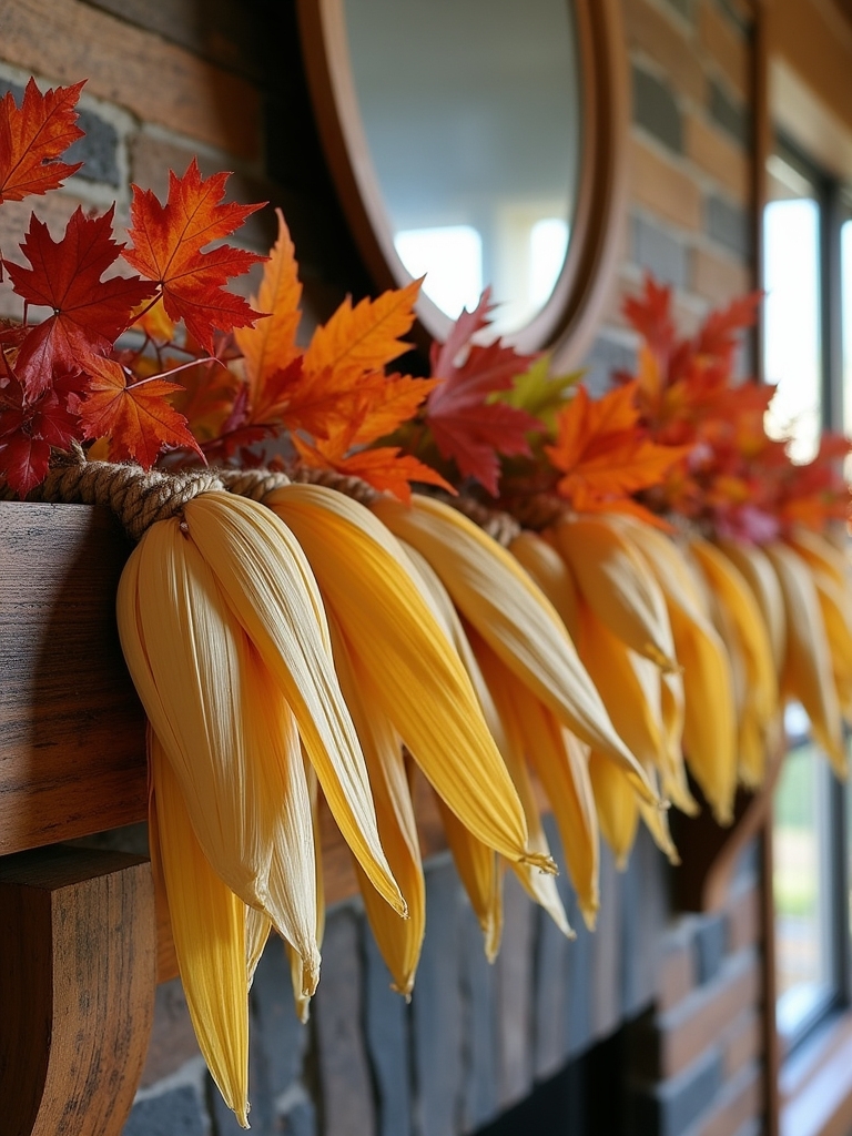 corn husk garland ideas