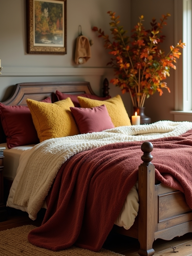cozy autumn bedroom transformation