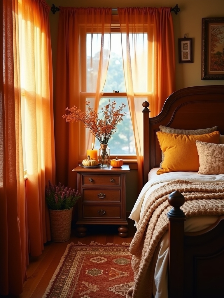 cozy autumn color transformation