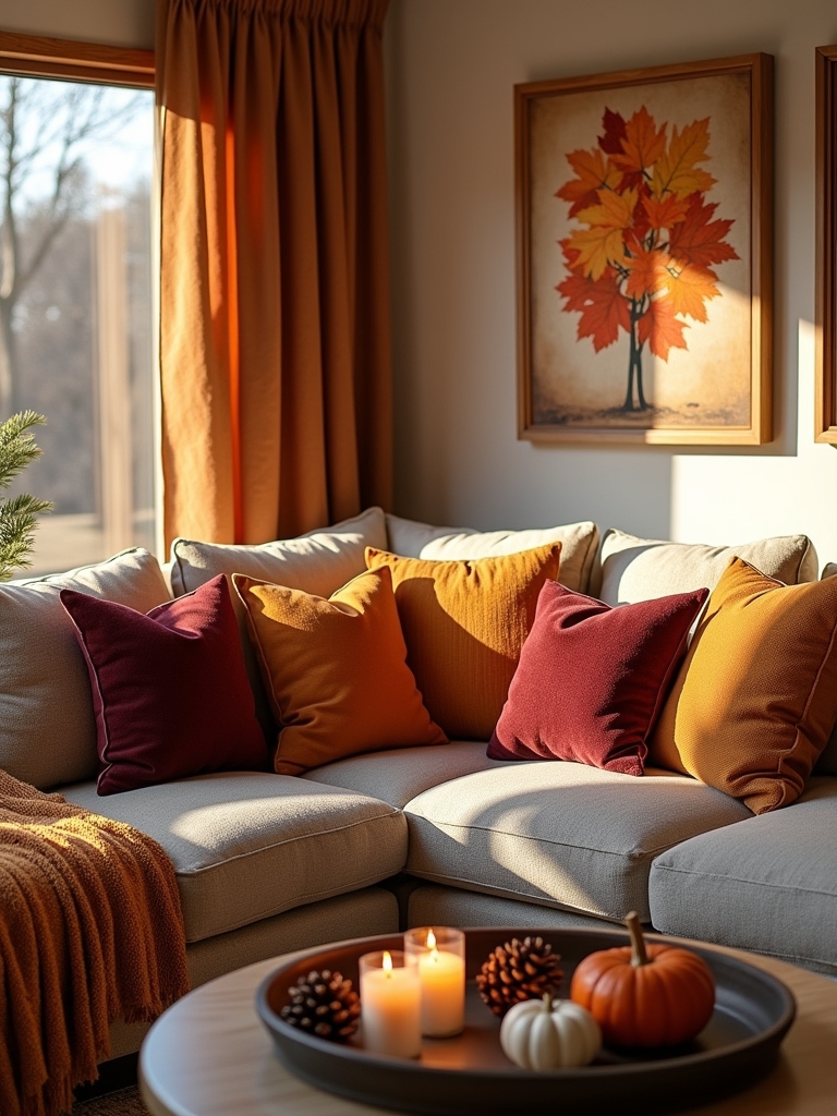 cozy autumn inspired wall decor