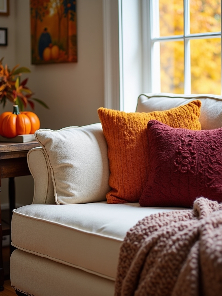 cozy autumn throw pillows