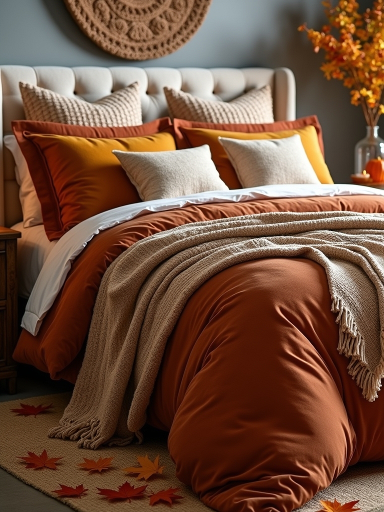 cozy bedding for autumn