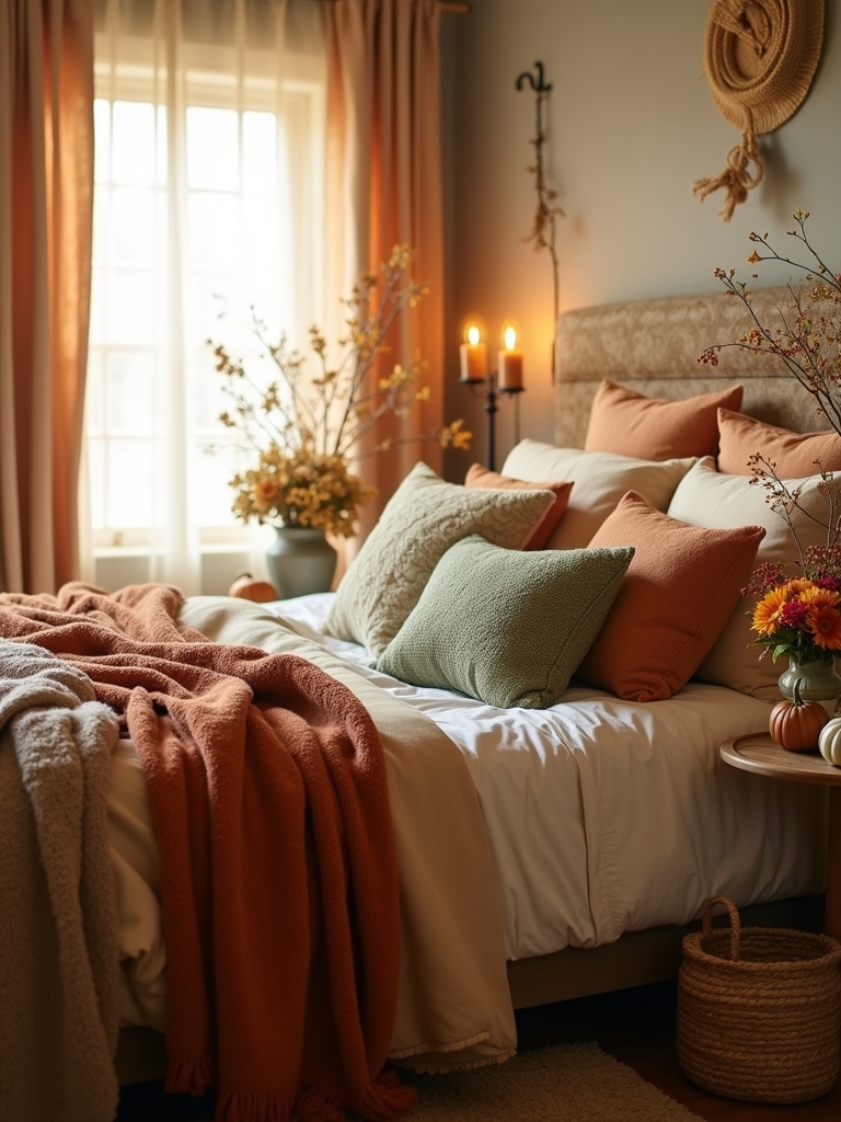 cozy colorful throw blankets