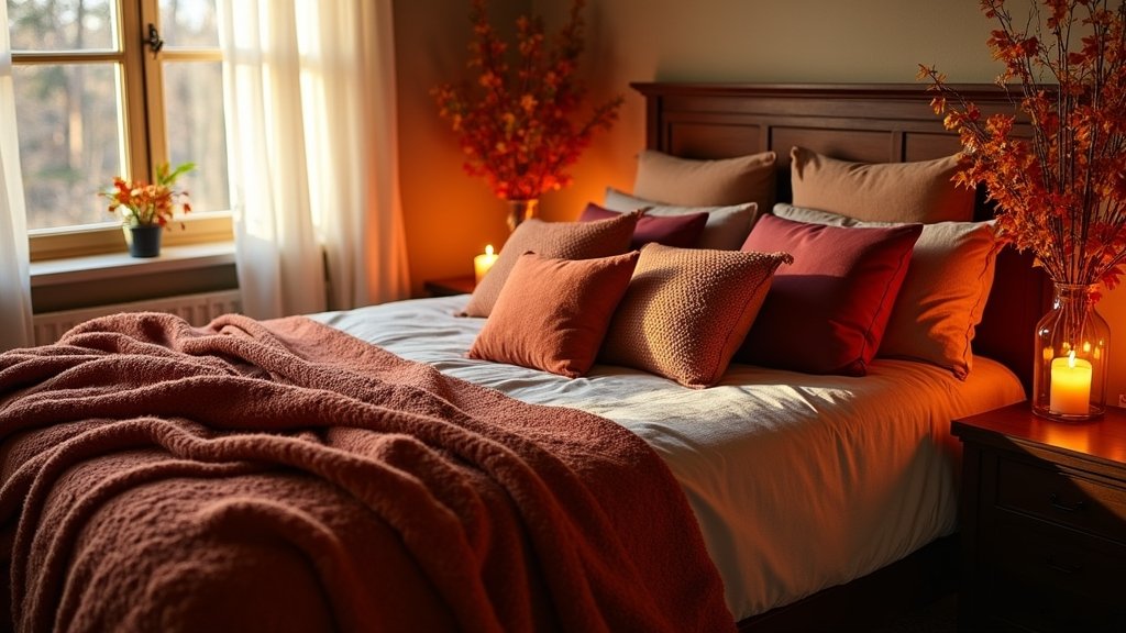 cozy fall bedroom aesthetics