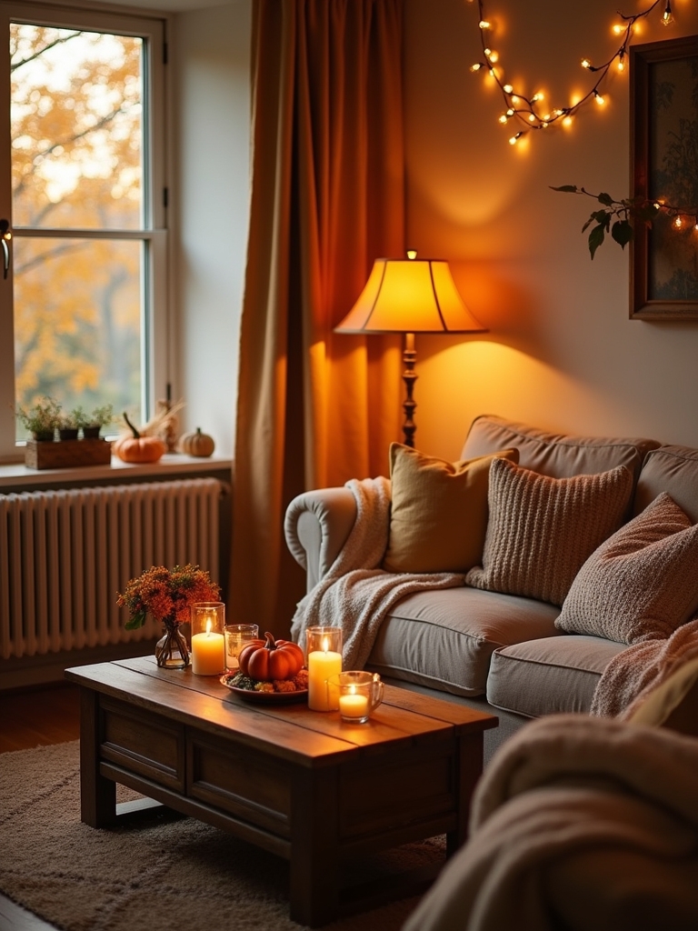 cozy fall lighting ideas