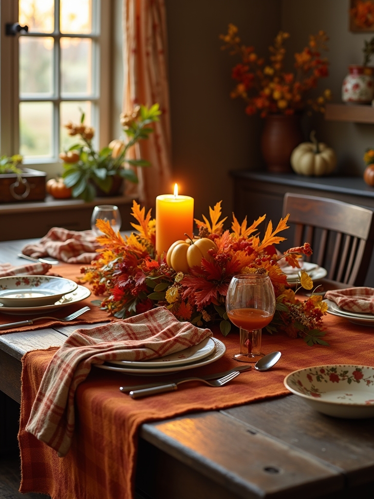 cozy fall tablescape ideas