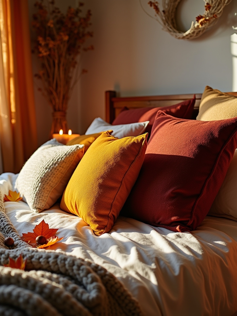 cozy fall throw pillows