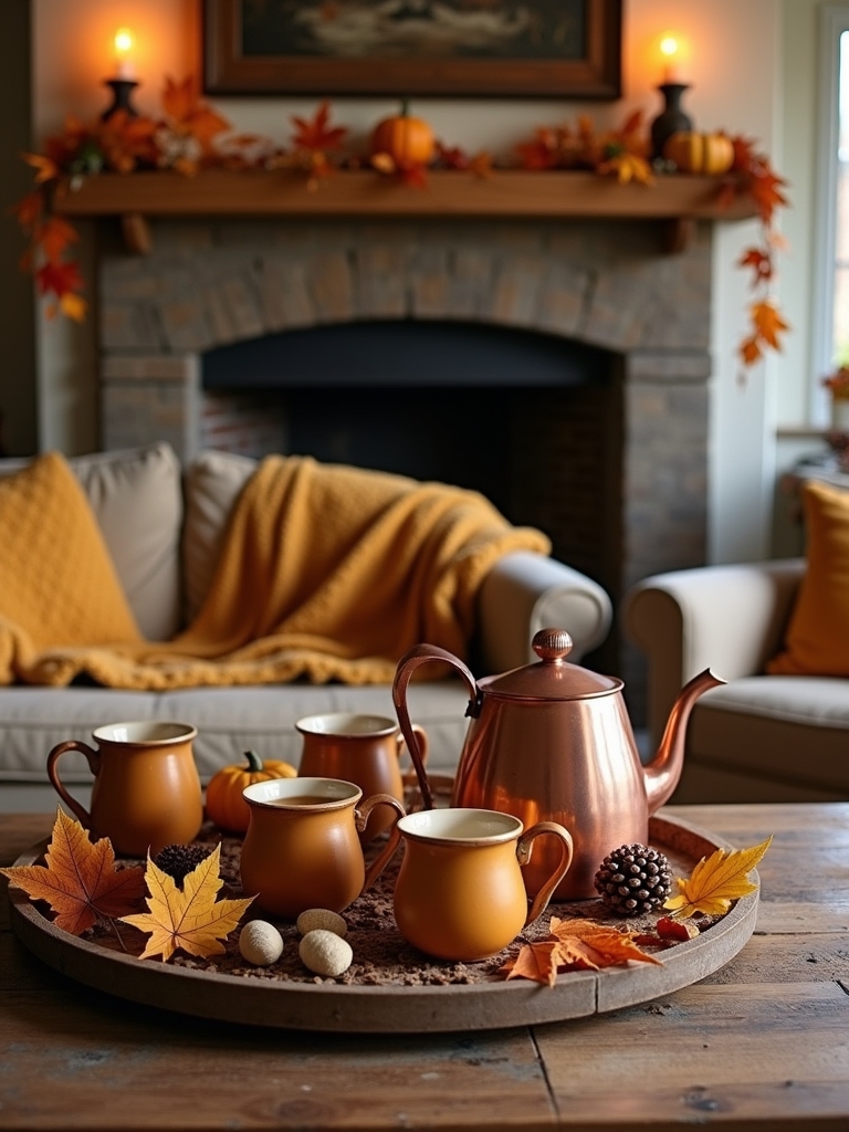 cozy hot beverage station