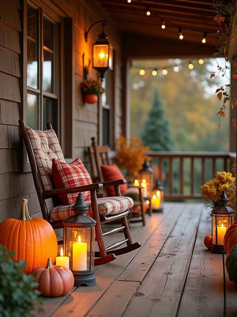 cozy lanterns and candles