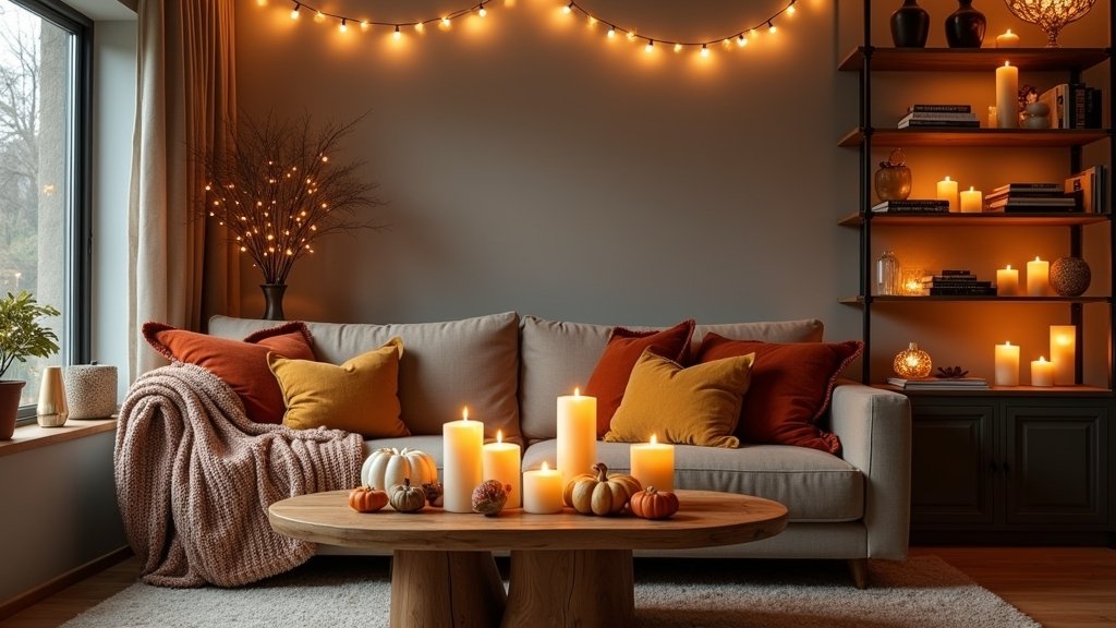 cozy modern fall decor