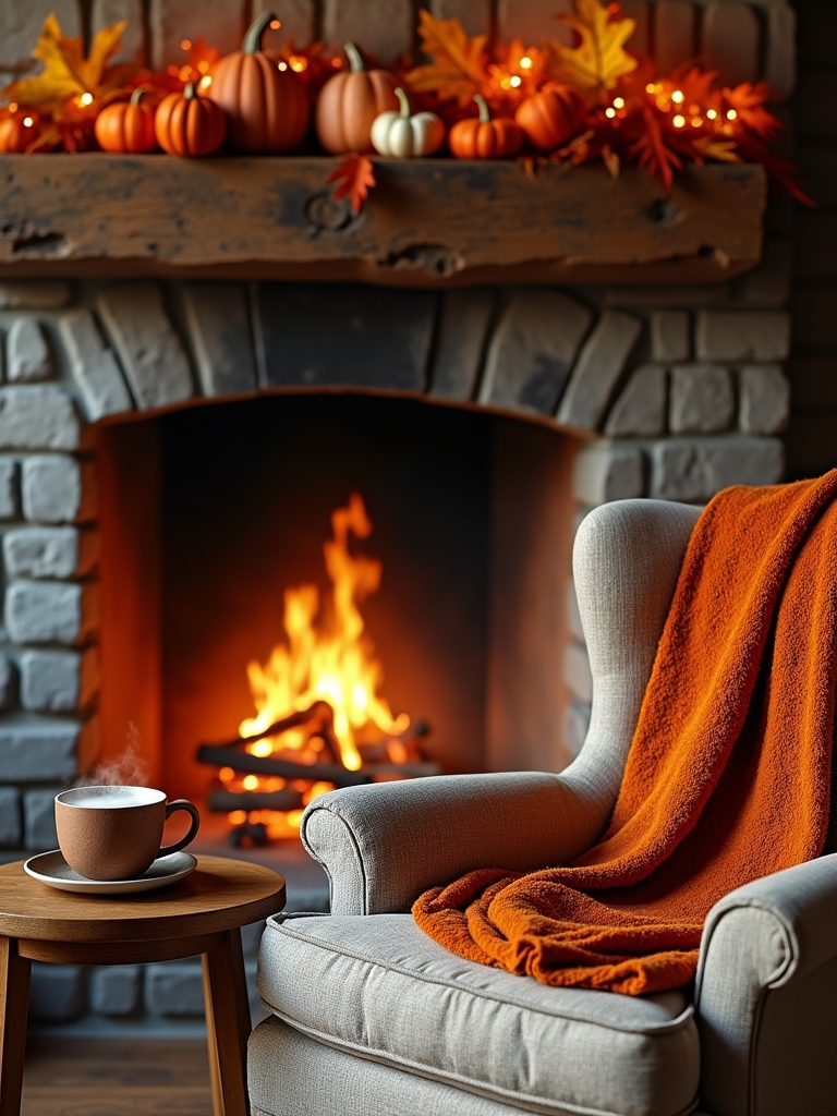 cozy plaid autumn throws