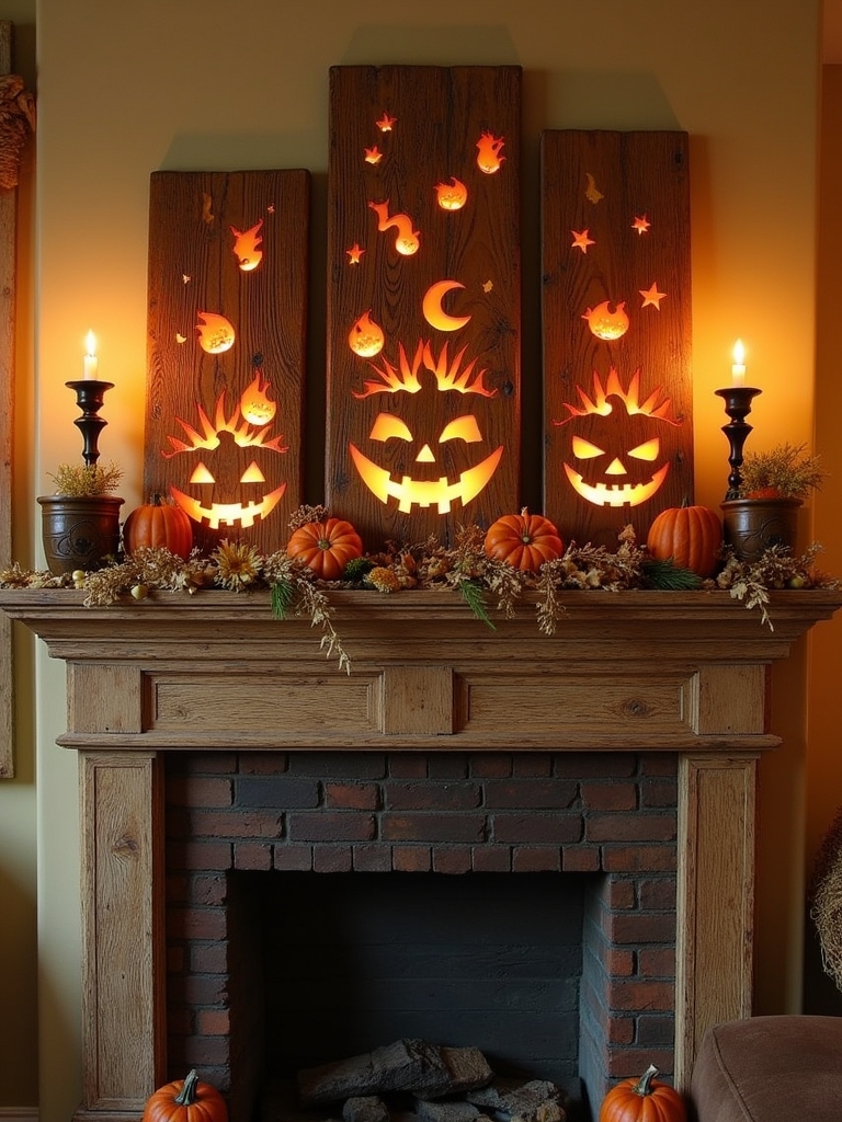 cozy rustic halloween decor