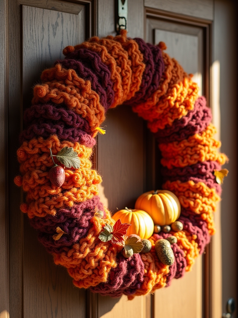 cozy sweater wreath inspiration
