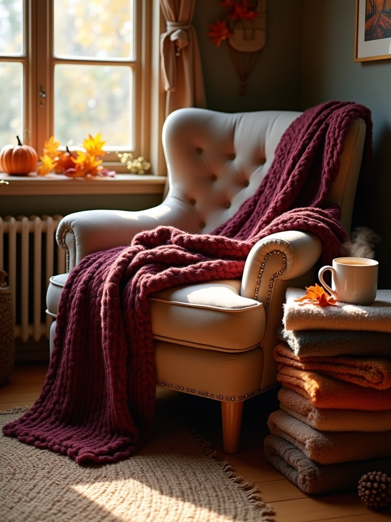 cozy throws for fall