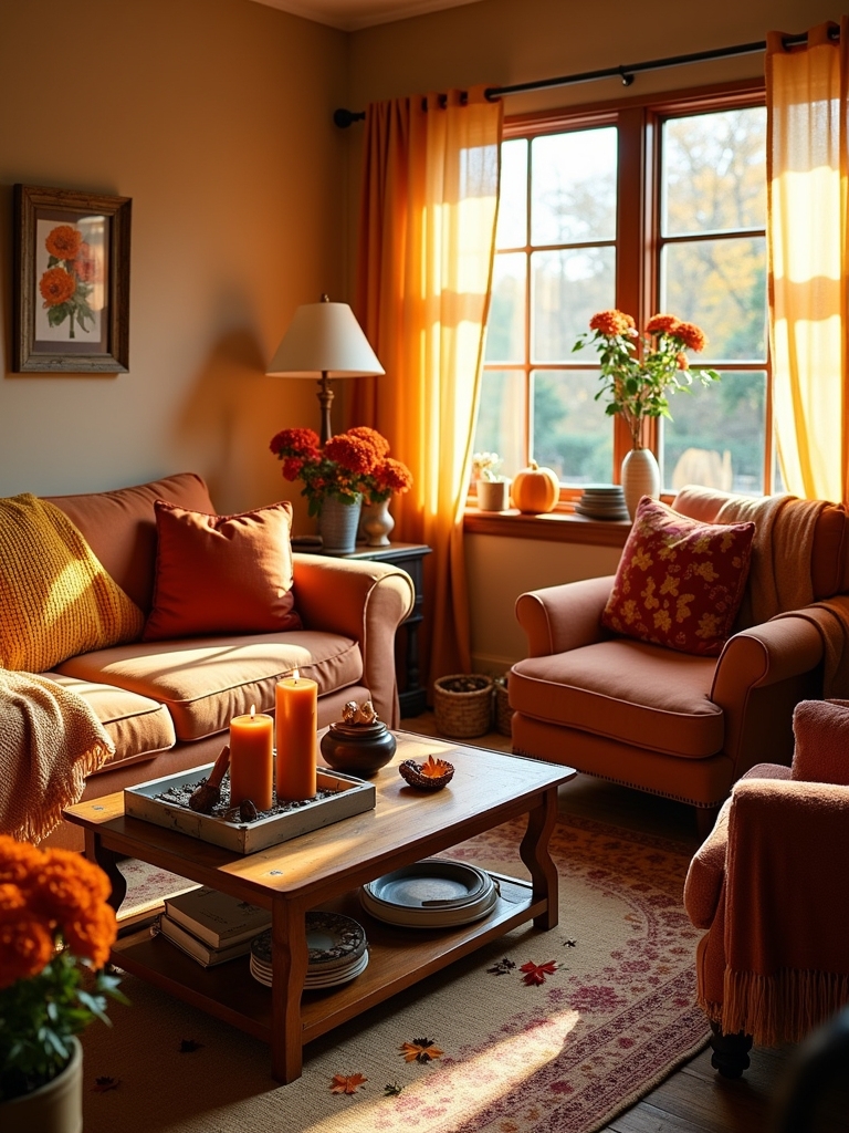 cozy warm autumn colors