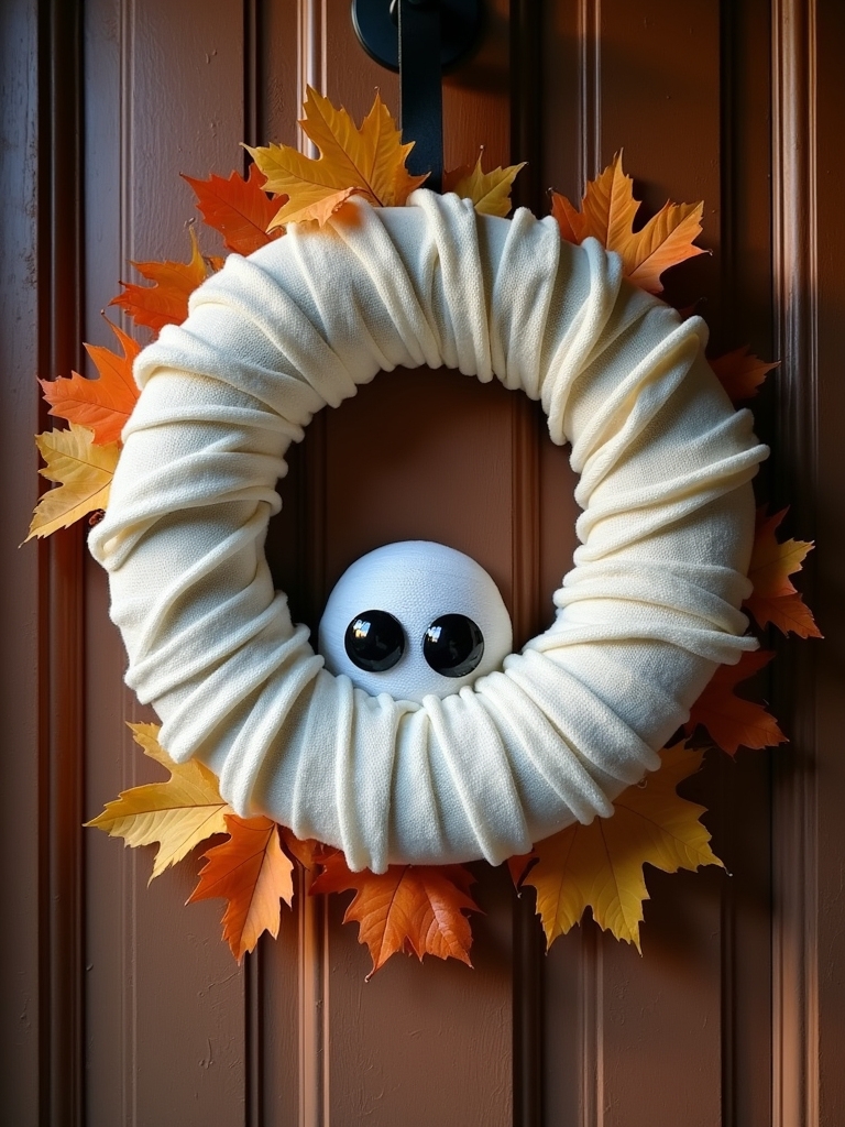 craft a spooky wreath