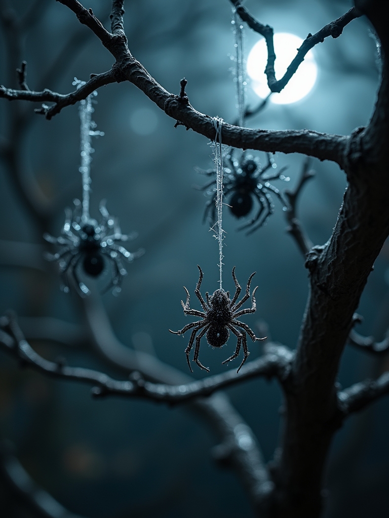 creepy crawly halloween decor clusters