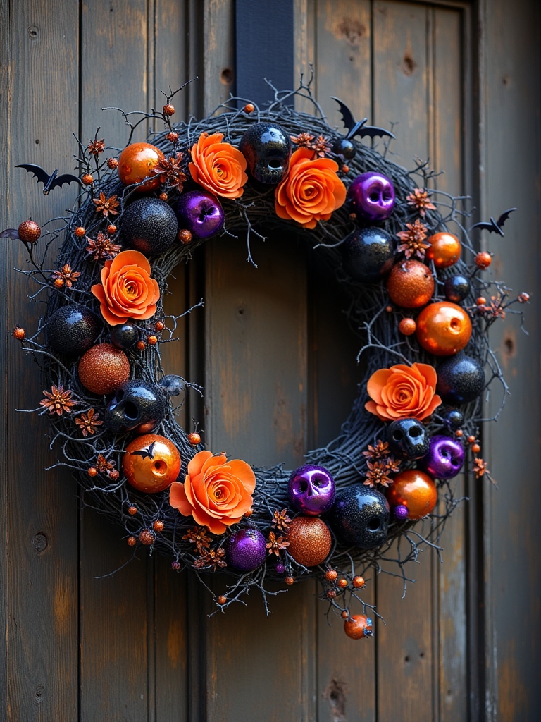 creepy crawly halloween wreath