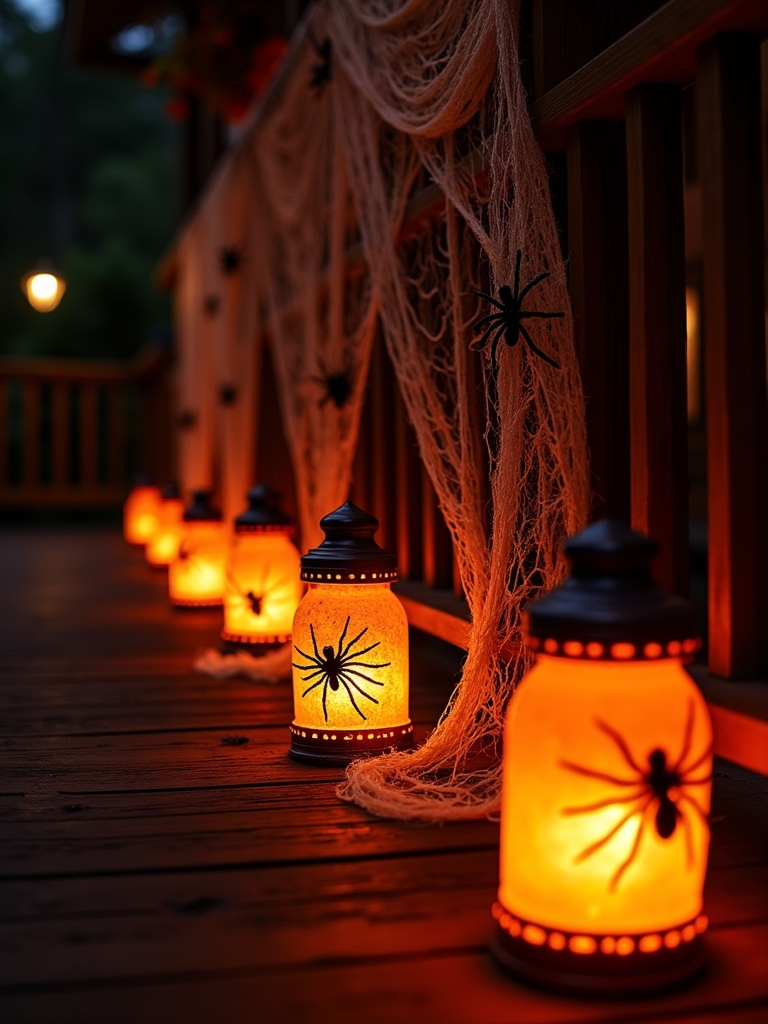 creepy crawly lantern crafts
