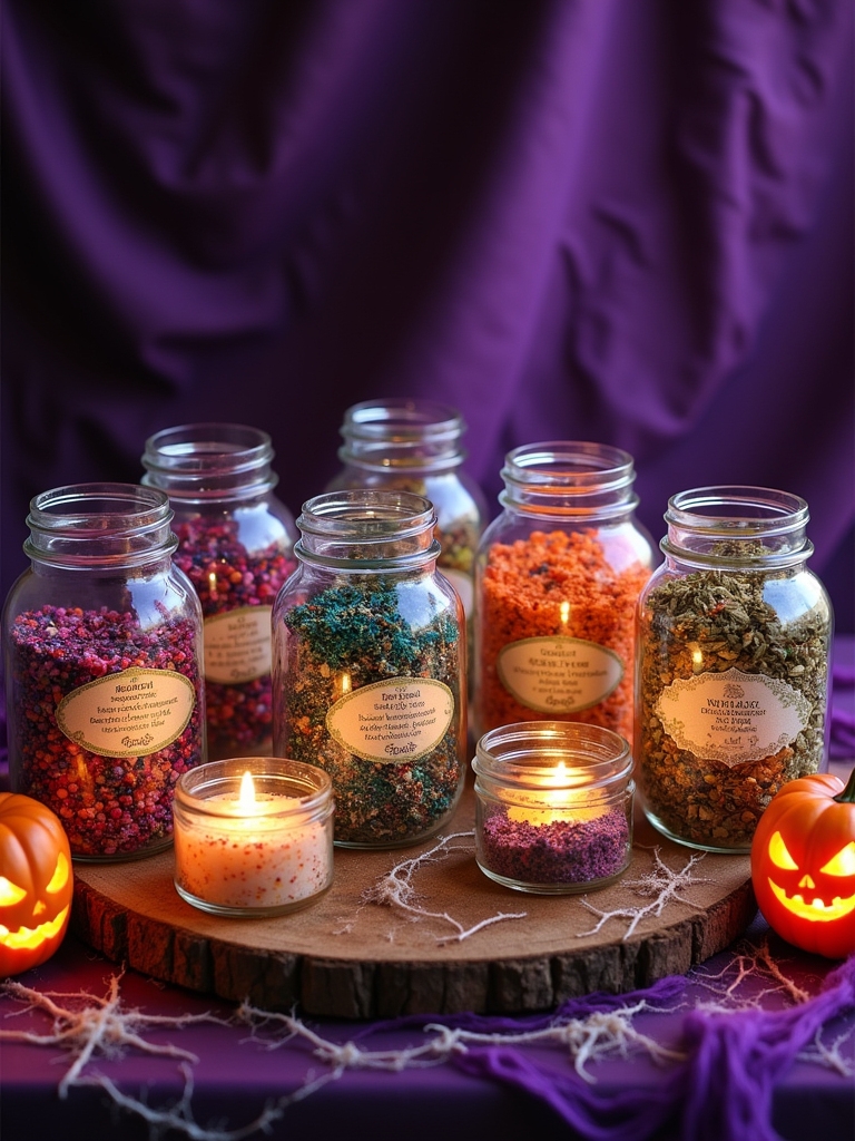 diy enchanting witch jars