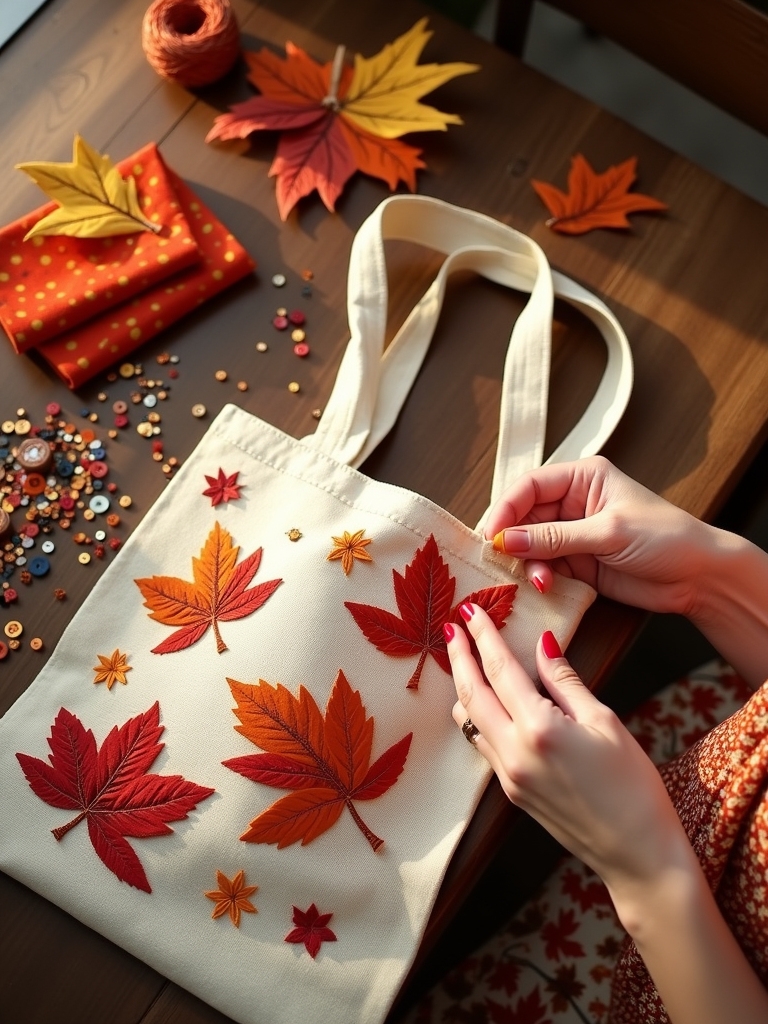 diy thanksgiving tote bags