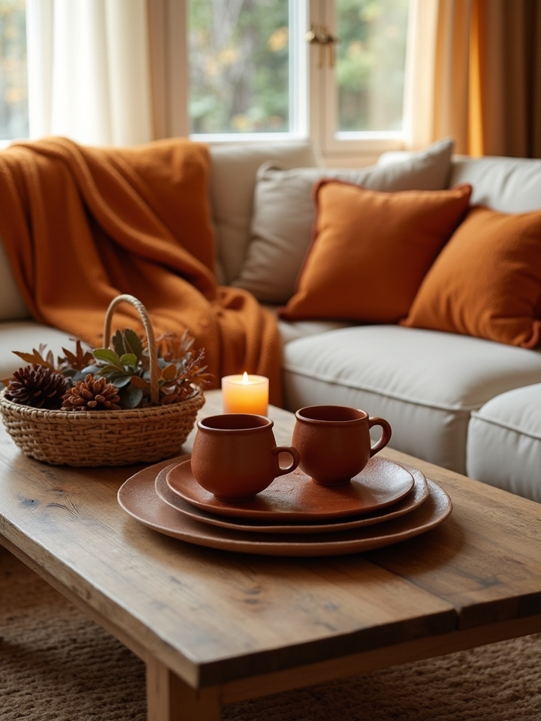 earthy ceramic tableware collection