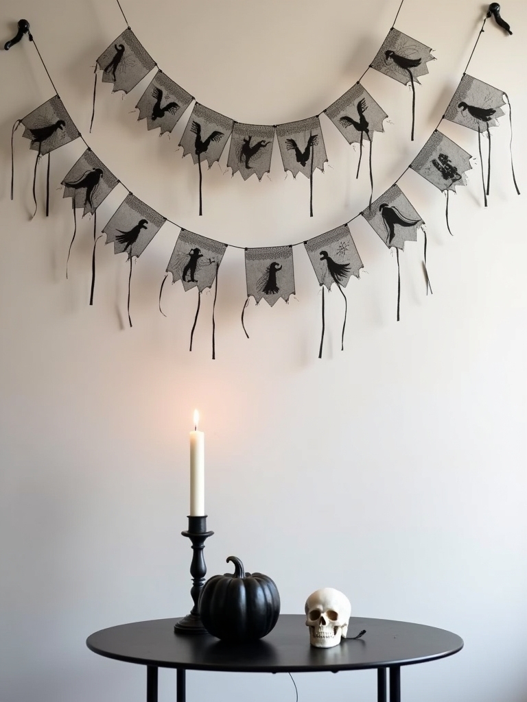 elegant halloween decor banners