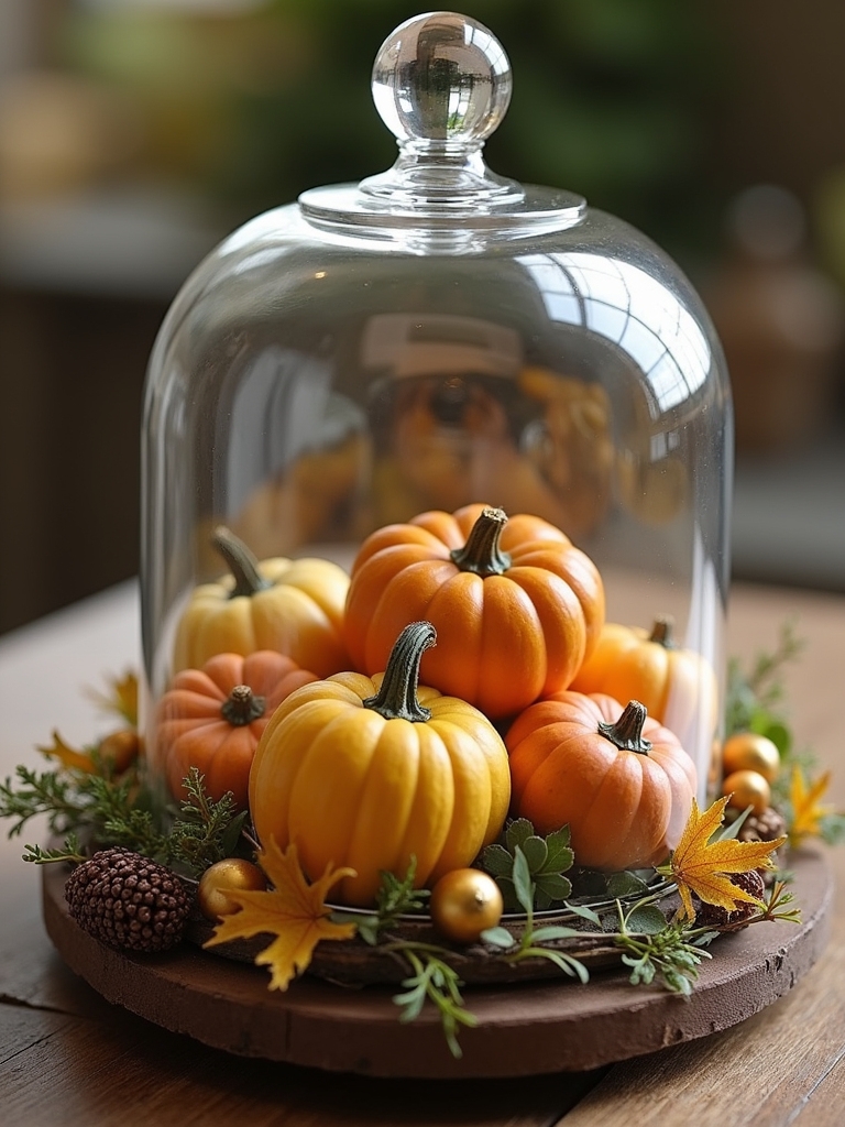 elegant seasonal centerpiece display