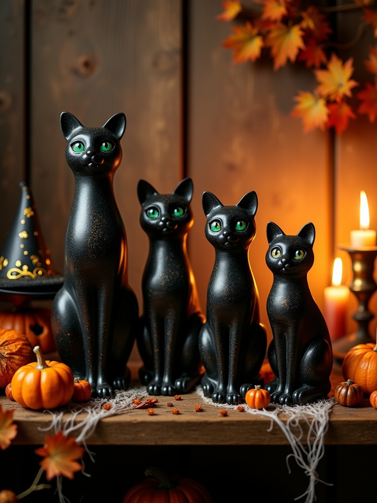 enchanting black cat decor