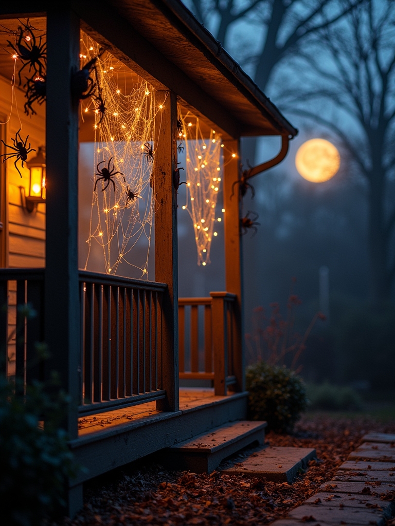 enchanting color changing spider lights