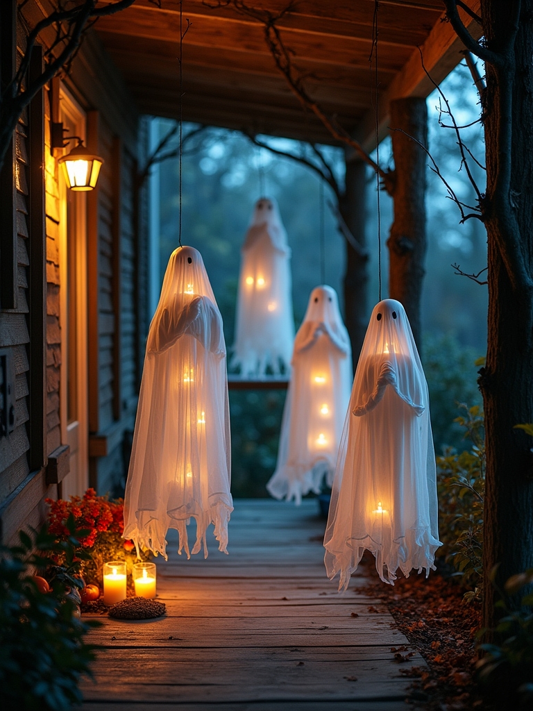 enchanting floating ghost decor