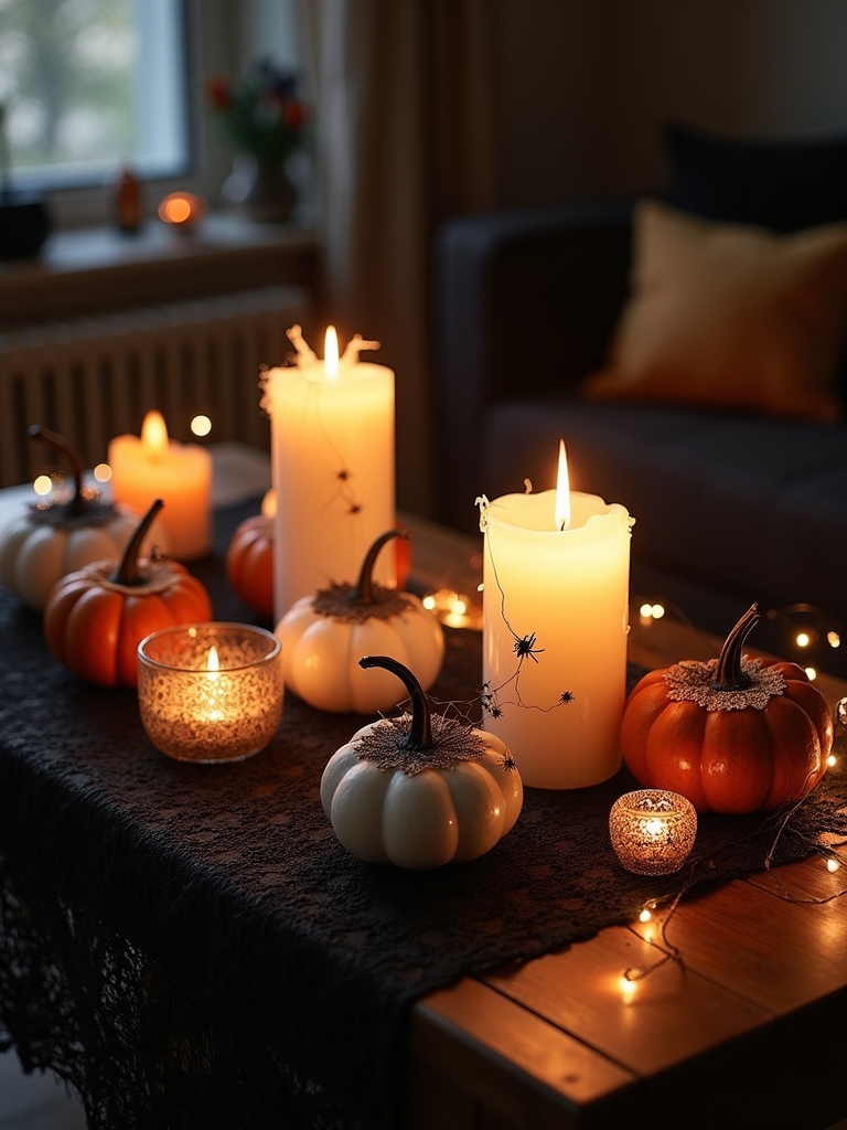 enchanting ghostly candle displays