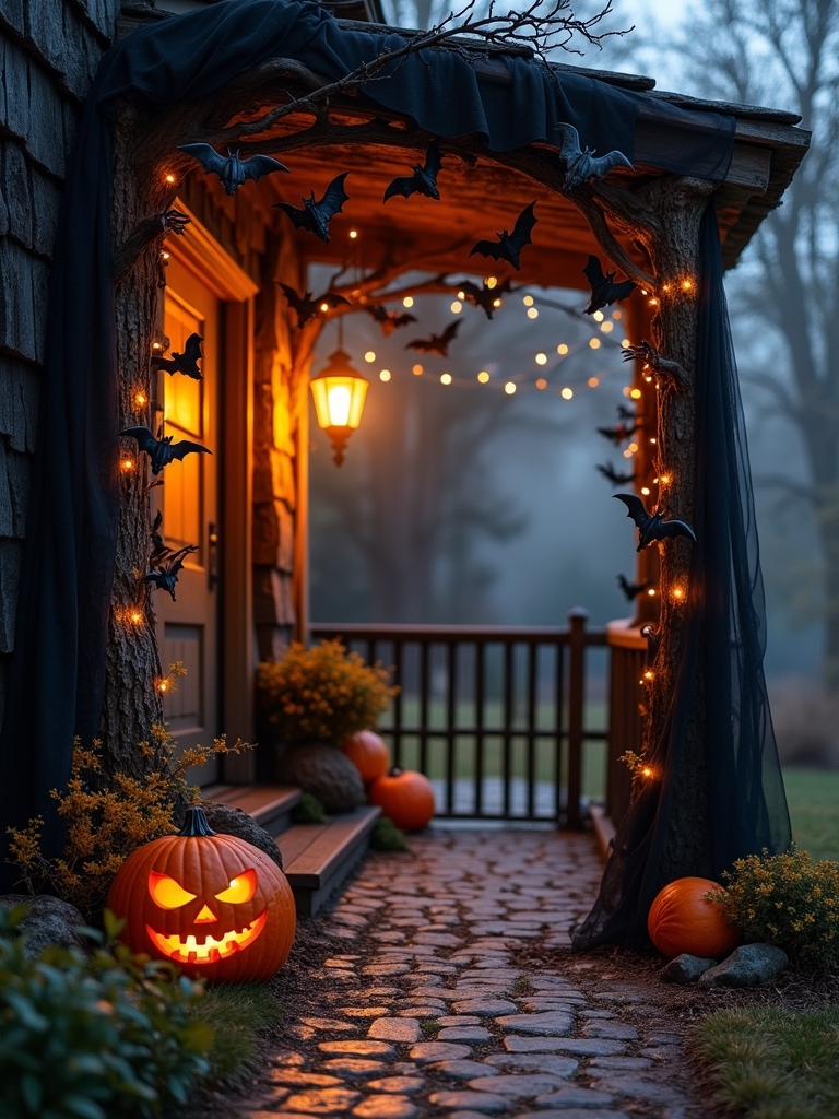 enchanting halloween bat decor