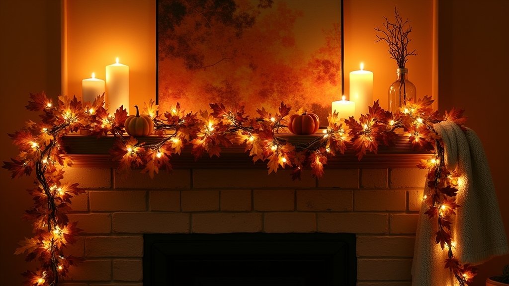 fall home decor garlands