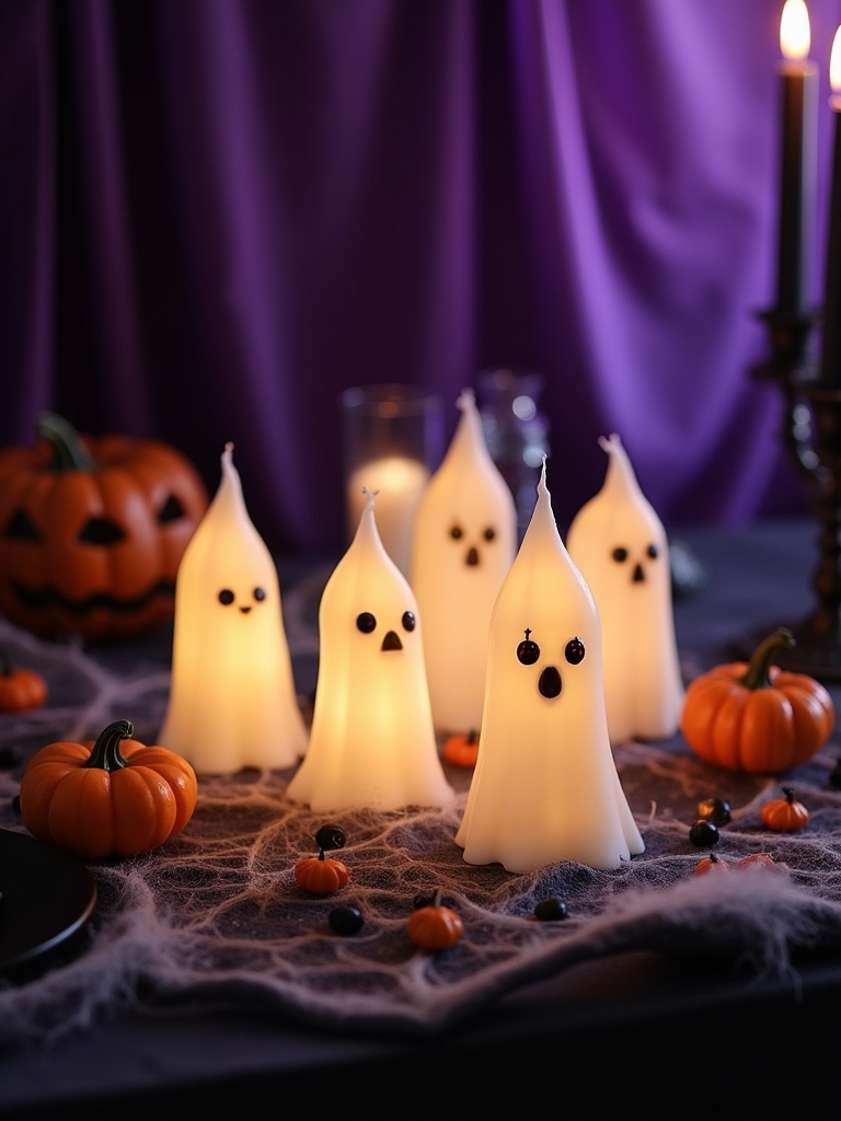 ghostly candle display ideas