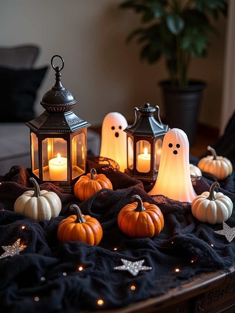ghostly lanterns for halloween