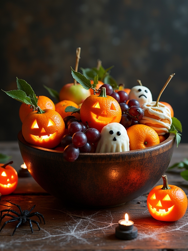 ghoulish halloween fruit ideas