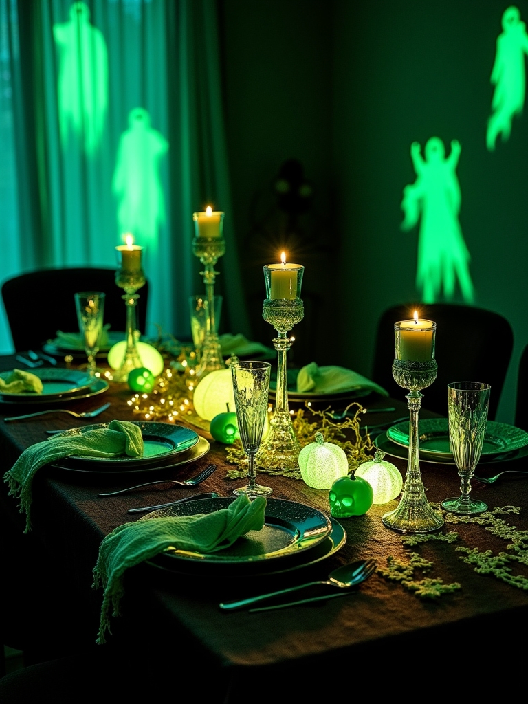 glow in the dark halloween decor