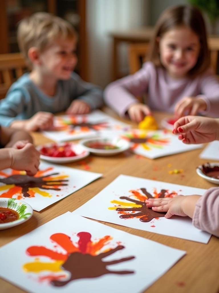 handprint turkey craft fun