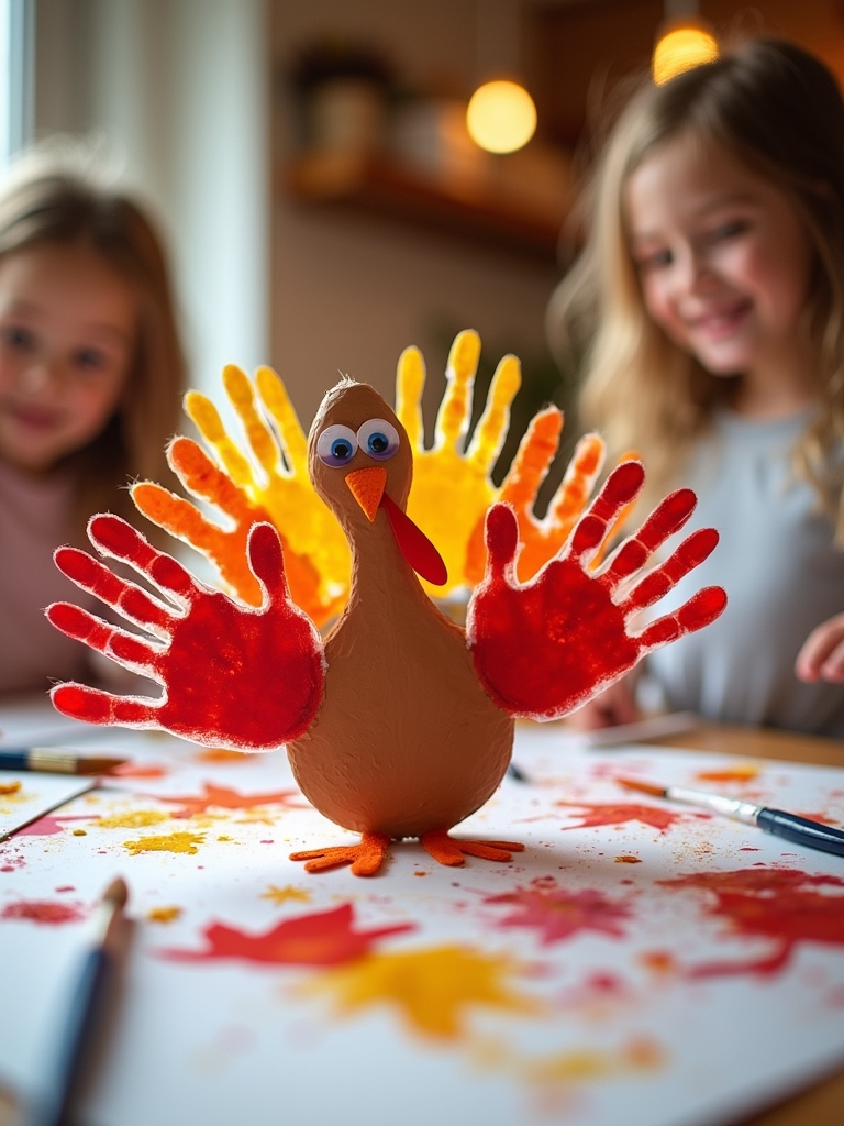 handprint turkey craft ideas