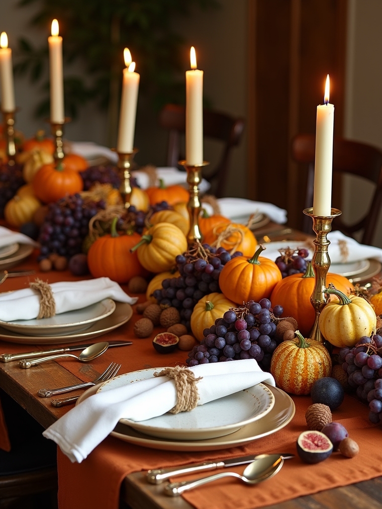 harvest table decorations inspiration