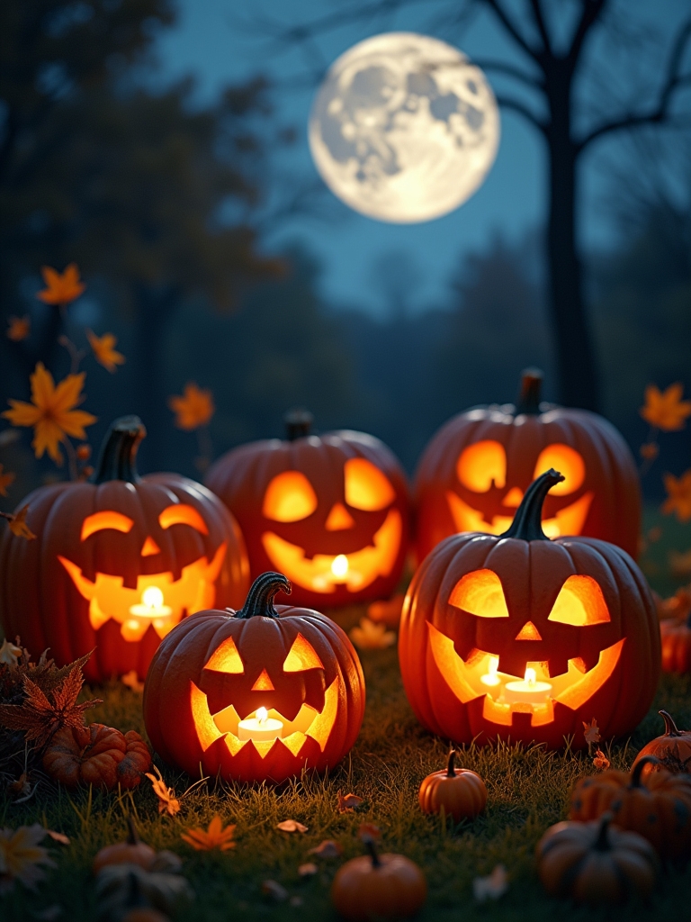 moonlit halloween decor ideas