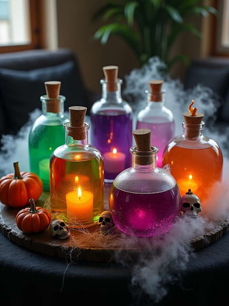 mysterious potion bottle decor