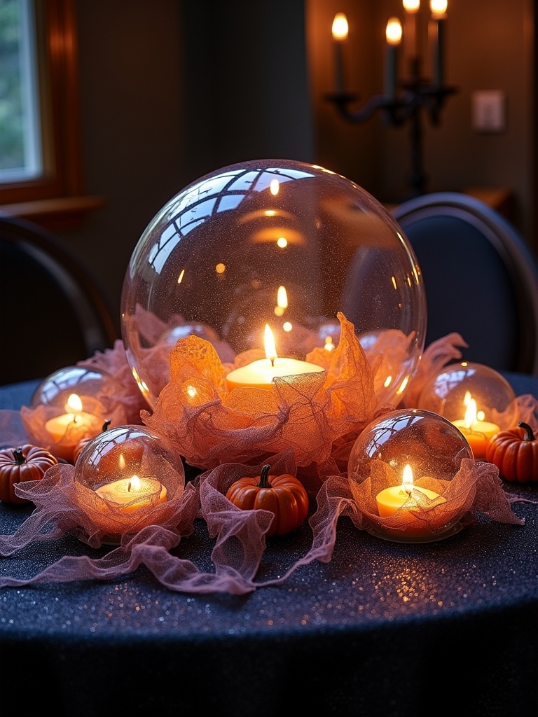 mystical halloween crystal ball