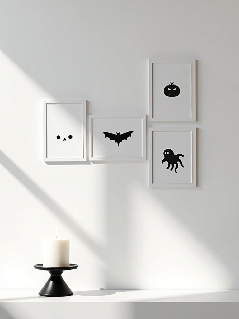 nostalgic black and white displays