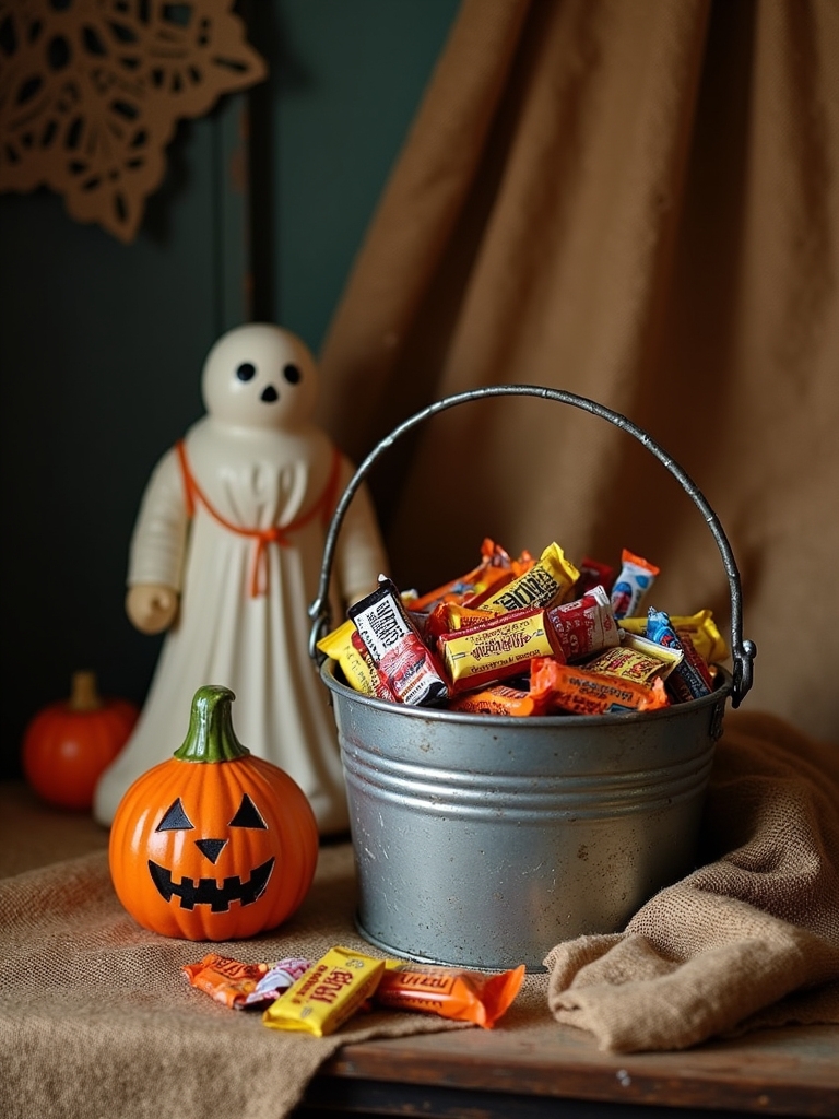 nostalgic halloween candy containers