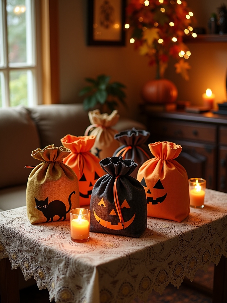 nostalgic halloween trick or treat bags