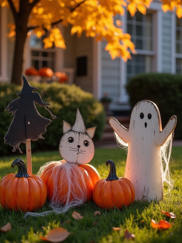 nostalgic retro halloween signs