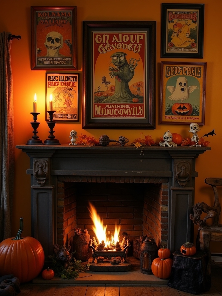 nostalgic vintage halloween decor