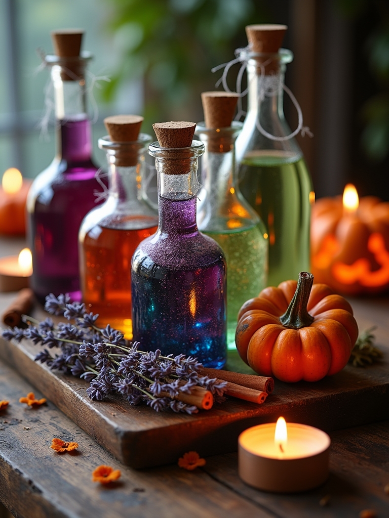 potion bottles halloween decor